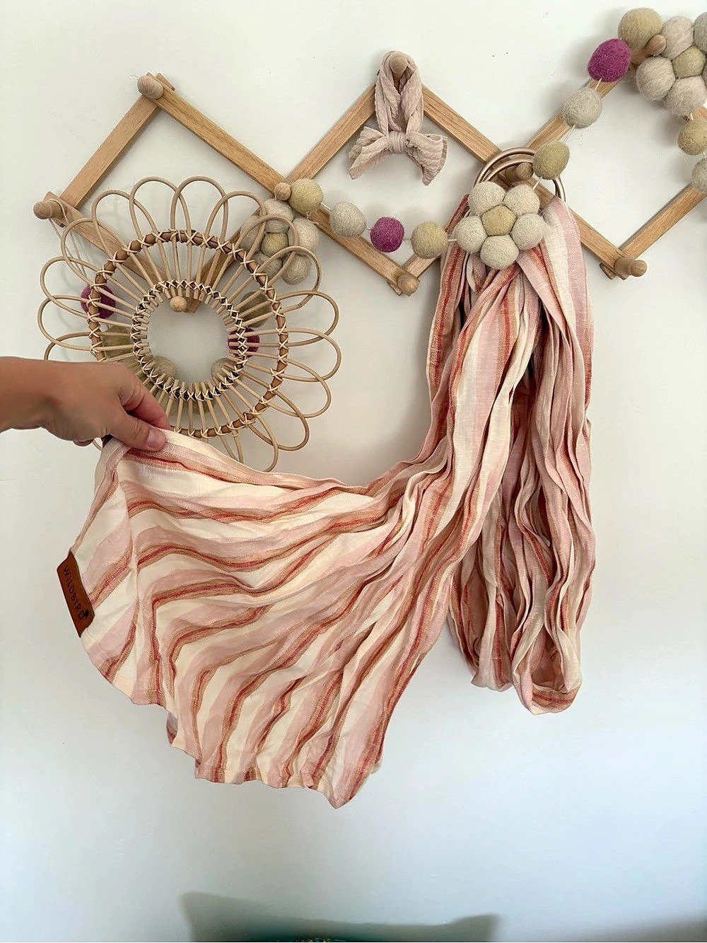 Wildbird x Anthropologie Linen Ring Sling With Rose Gold